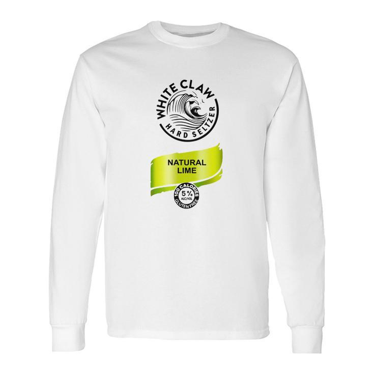 White Claw Hard Seltzer Natural Lime Shirt Long Sleeve T-Shirt