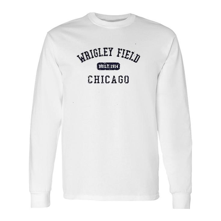 Wrigley Field Chicago Long Sleeve T-Shirt