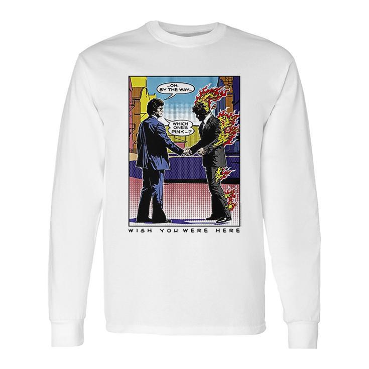 Wywh Pop Art Burning Man Long Sleeve T-Shirt