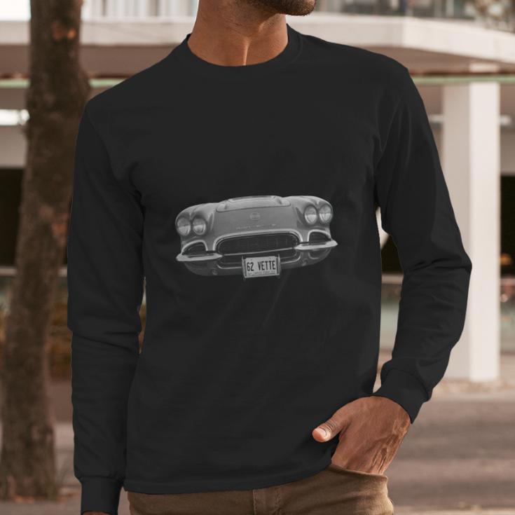 1962 Corvette Bw T-Shirts Long Sleeve T-Shirt Gifts for Him