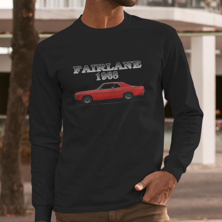 1968 Ford Fairlane Formal Roof Red Ii Long Sleeve T-Shirt Gifts for Him