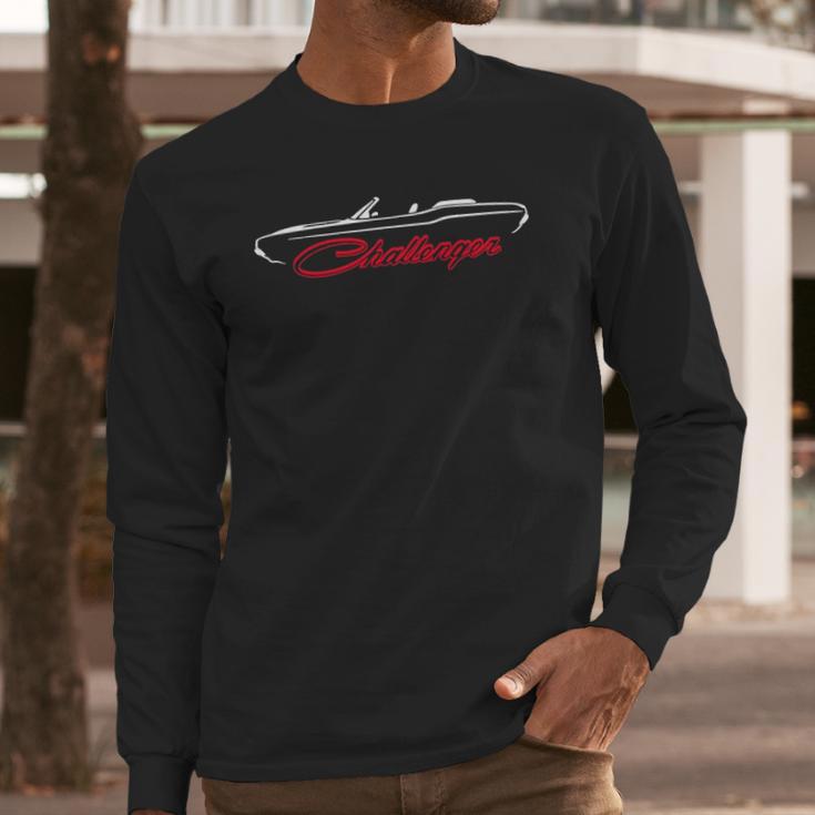 1970 1974 Dodge Challenger Convertible V2 Long Sleeve T-Shirt Gifts for Him