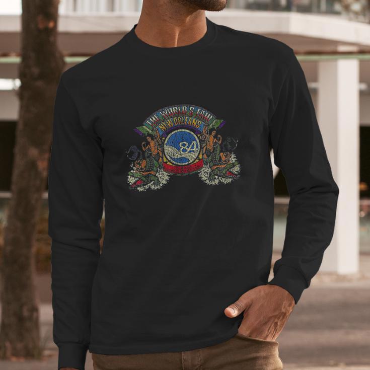 1984 New Orleans World Exposition World Fair Vintage Graphic Long Sleeve T-Shirt Gifts for Him