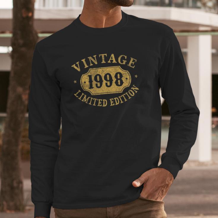 1998 22 Years Old 22Nd Limited Birthday Anniversary Gift Long Sleeve T-Shirt Gifts for Him