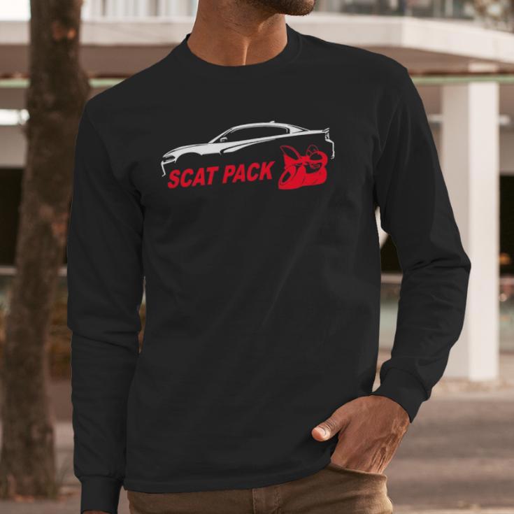 2015 2019 Dodge Charger Scat Pack Classic Long Sleeve T-Shirt Gifts for Him