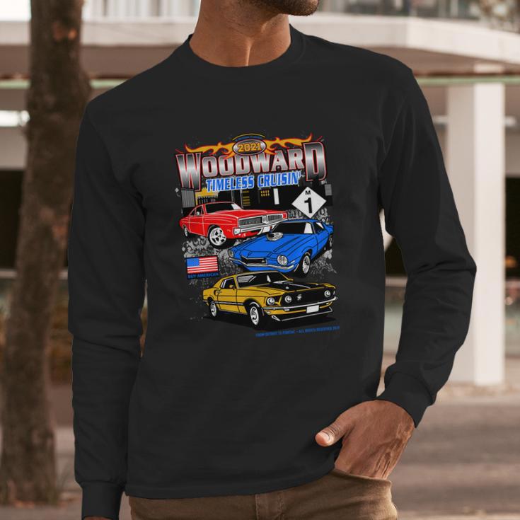 2021 Woodward Timeless Muscle Long Sleeve T-Shirt Gifts for Him