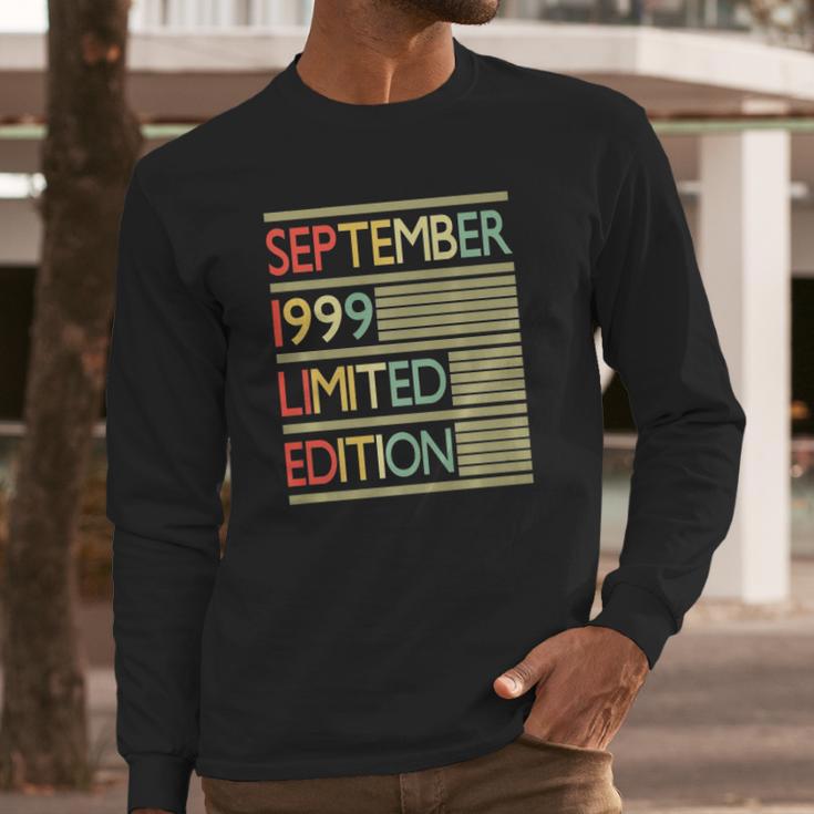 22 Years Old - 22Nd Birthday Gift September 1999 Long Sleeve T-Shirt Gifts for Him