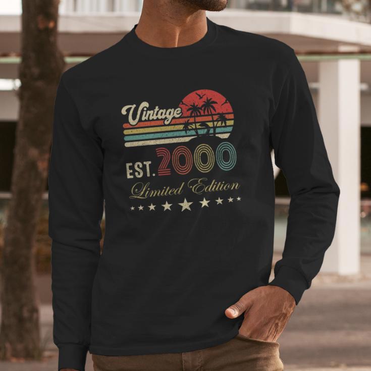 22Nd Birthday Vintage Limited Edition Birthday Long Sleeve T-Shirt Gifts for Him