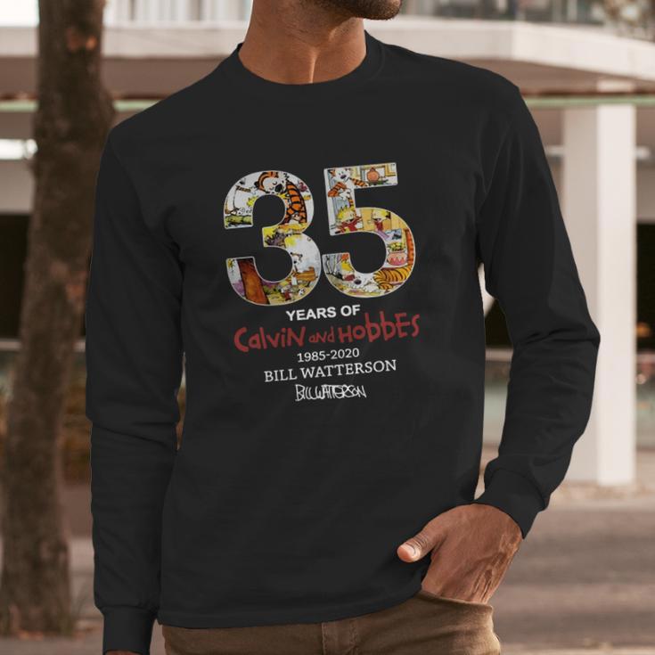 35 Years Of Calvin And Hobbes 1985 2020 T-Shirt Long Sleeve T-Shirt Gifts for Him