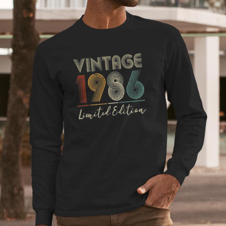 36 Years Old Gifts Vintage 1986 Limited Edition 36Th Birthday Long Sleeve T-Shirt Gifts for Him