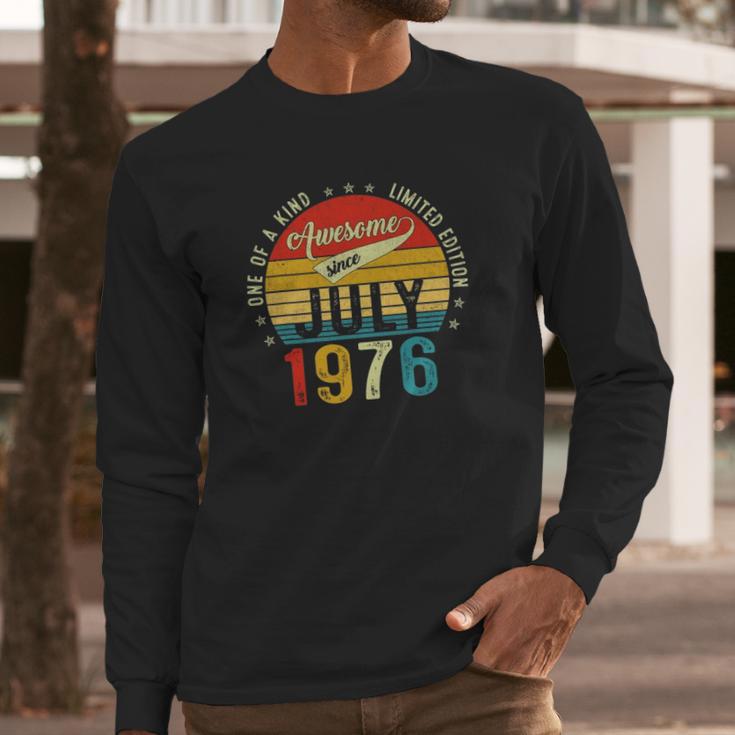 45 Years Old Vintage 1976 Limited Edition 45Th Birthday Long Sleeve T-Shirt Gifts for Him