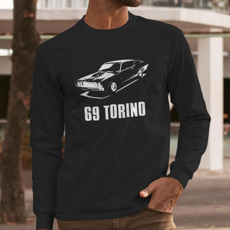 69 Torino American Retro Muscle Cars Street Racing Ford Classic Long Sleeve T-Shirt Gifts for Him