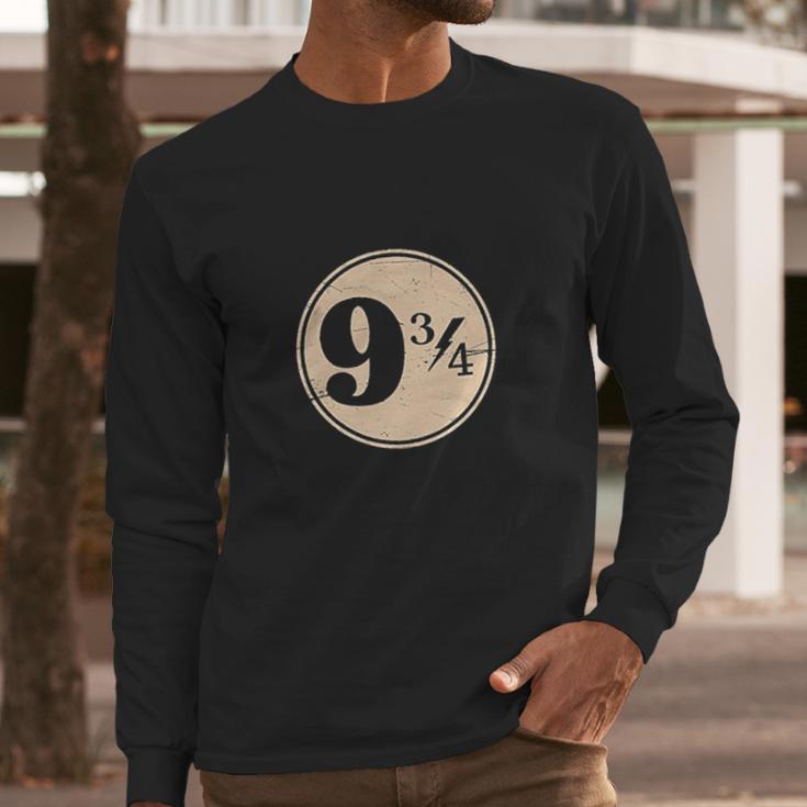 9 34 Nine Three Quarters Harry Potter Hogwarts Long Sleeve T-Shirt Gifts for Him