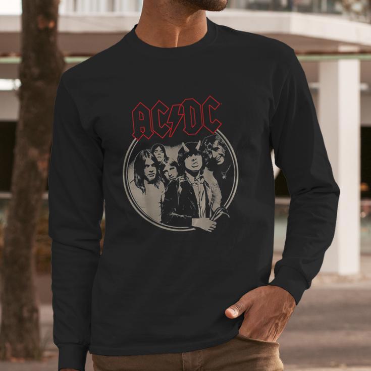 Acdc Print Design Long Sleeve T-Shirt Gifts for Him