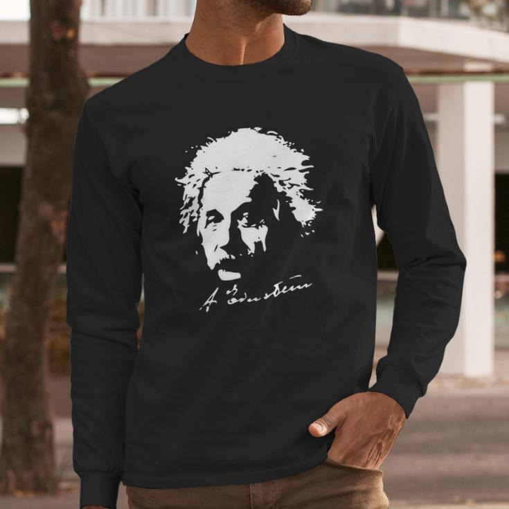 Albert Einstein T-Shirt Long Sleeve T-Shirt Gifts for Him