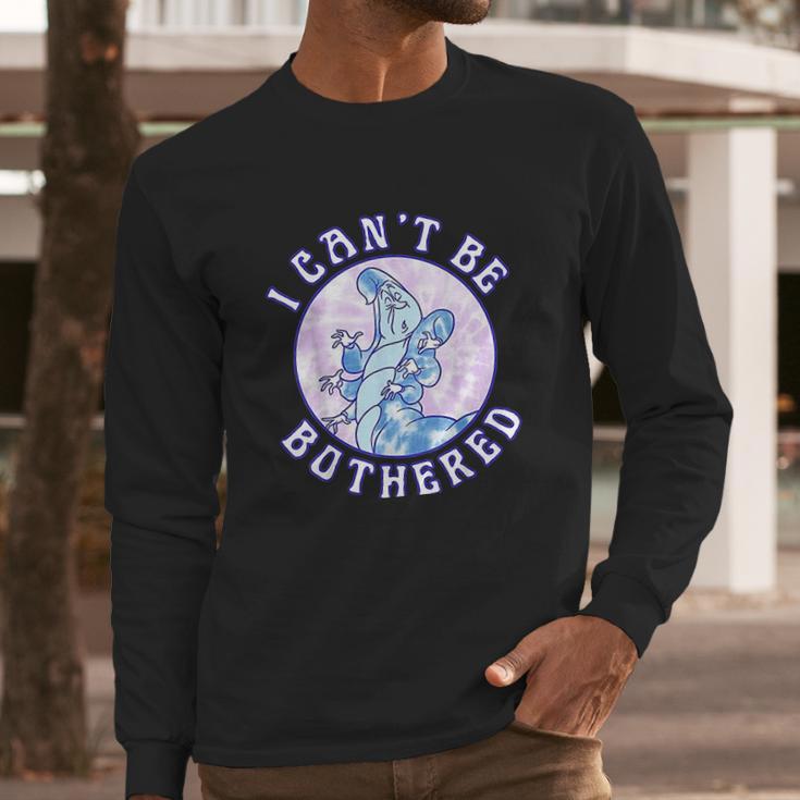 Alice In Wonderland Caterpillar I Cant Be Bothered Long Sleeve T-Shirt Gifts for Him