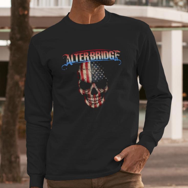 Alter Bridge Skull AmericaShirt Long Sleeve T-Shirt Gifts for Him