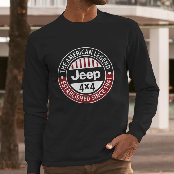 The American Legend Jeep 4X4 Shirt Long Sleeve T-Shirt Gifts for Him