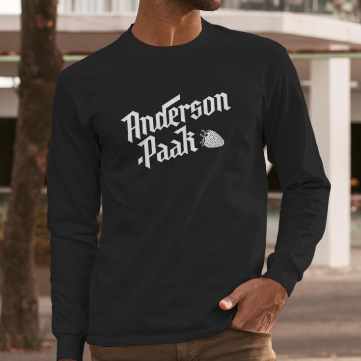 Anderson Paak Strawberry Long Sleeve T-Shirt Gifts for Him