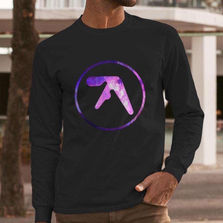 Aphex Twin Logo Galaxy Long Sleeve T-Shirt Gifts for Him