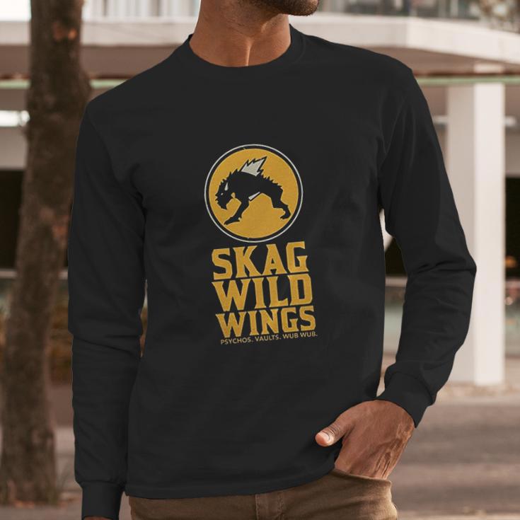 Apparel New Novelty Borderlands Skag Hunter Buffalo Wild Wings Mens Long Sleeve T-Shirt Gifts for Him