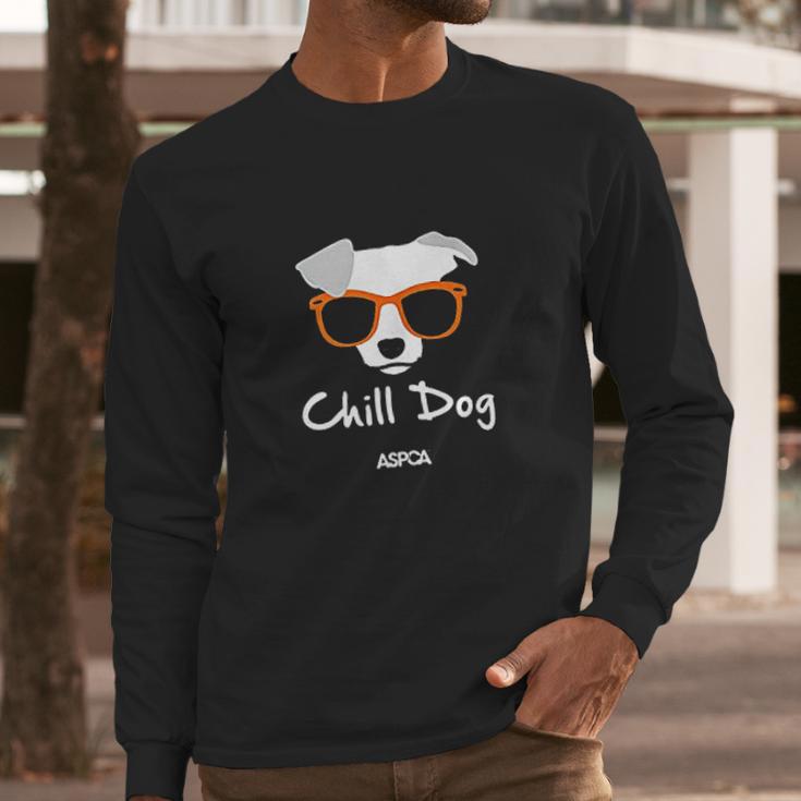 Aspca Chill Dog Long Sleeve T-Shirt Gifts for Him