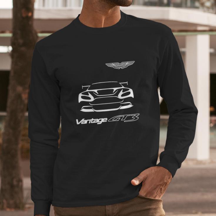 Aston Martin Vantage Gt3 Long Sleeve T-Shirt Gifts for Him