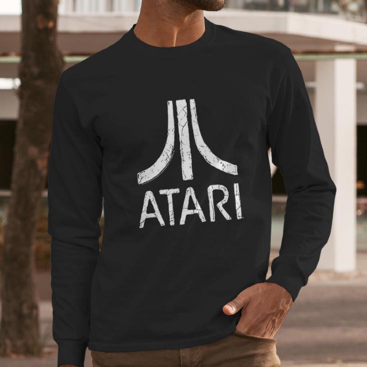 Atari Video Game Retro Logo Vintage Gaming Console Long Sleeve T-Shirt Gifts for Him