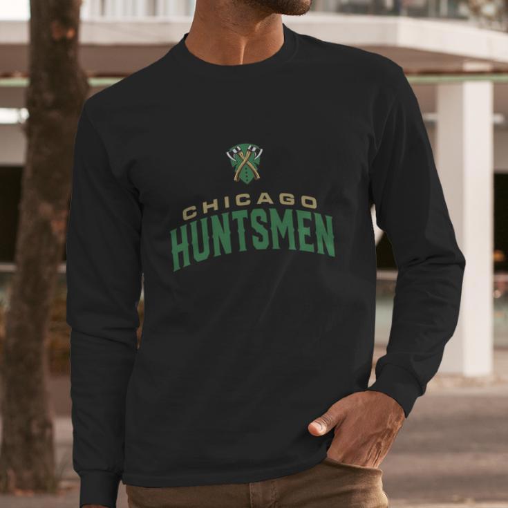 Away Player Chicago Huntsmen Long Sleeve T-Shirt Gifts for Him