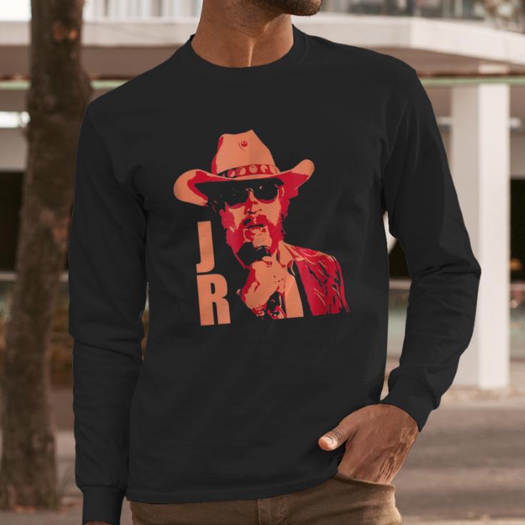 Awesome Hank Jr Country Music Lover Shirt Long Sleeve T-Shirt Gifts for Him