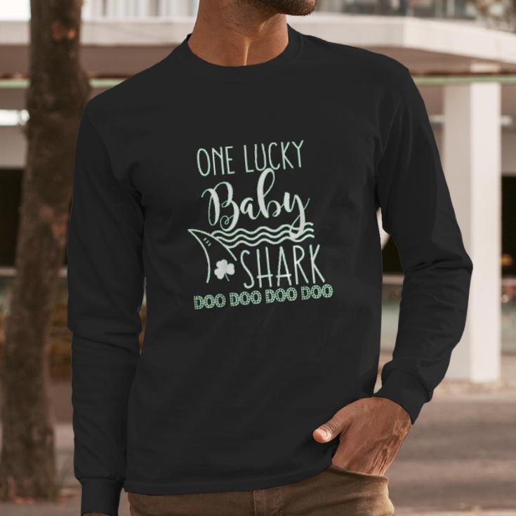 Baby Shark Kids St Patricks Day Family Long Sleeve T-Shirt Gifts for Him