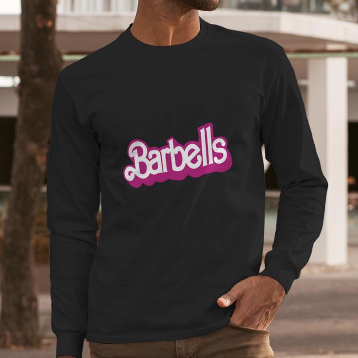 Barbell Barbie Long Sleeve T-Shirt Gifts for Him