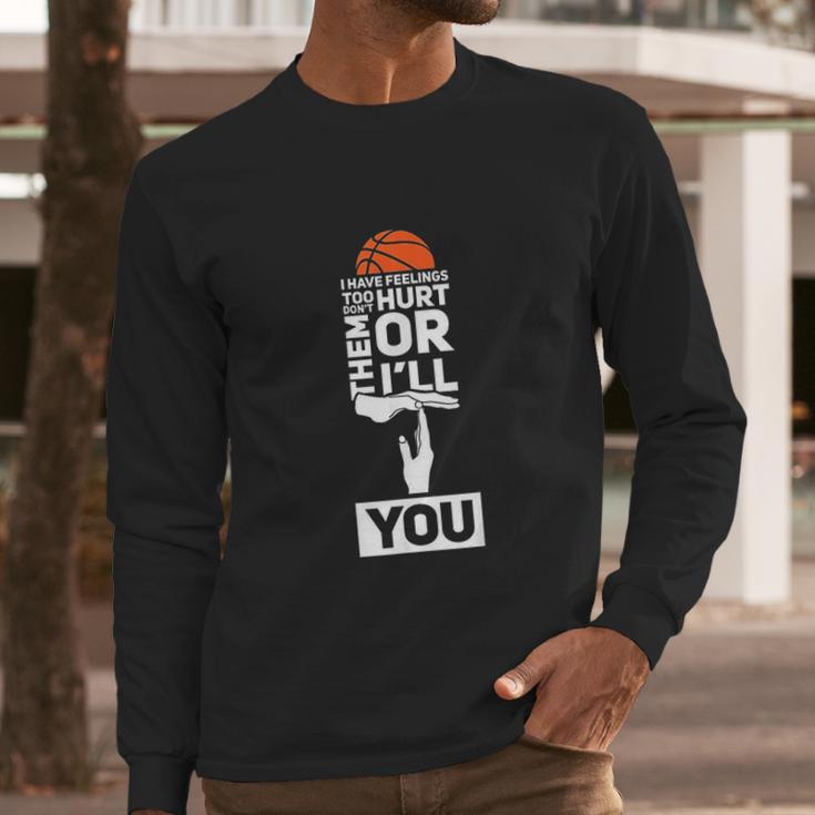 Basketball Referee Gift - Funny Hoops Ref Long Sleeve T-Shirt Gifts for Him