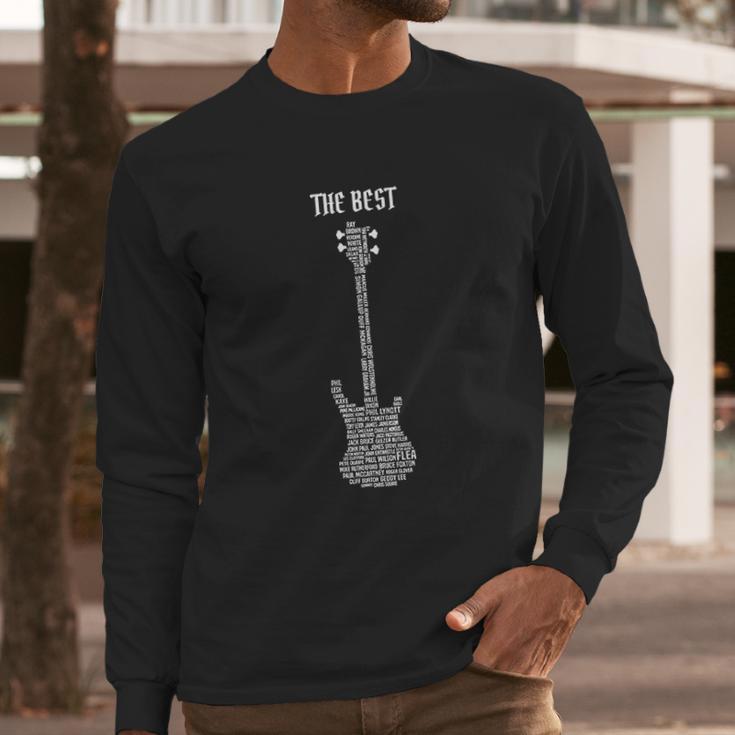 Bass Player Legend Bassist Guitar Electric 1959 American Jazz Precision Long Sleeve T-Shirt Gifts for Him