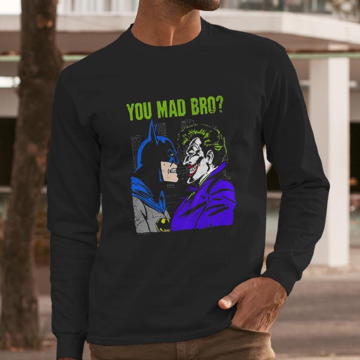 Batman Joker Mad Bro Long Sleeve T-Shirt Gifts for Him