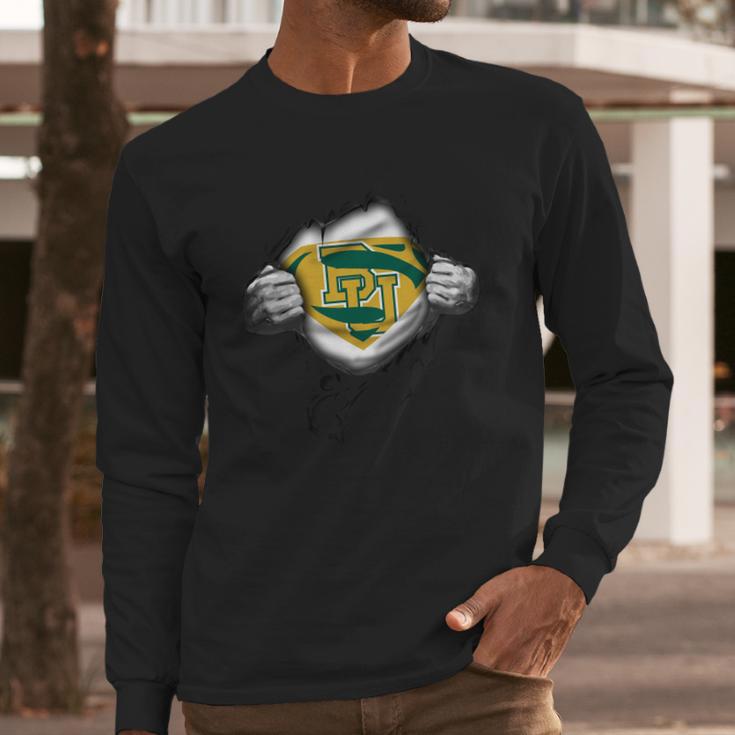 Baylor Bears Superman Tshirt Long Sleeve T-Shirt Gifts for Him