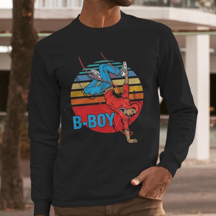 Bboy Hip Hop Dance Modern Dancing Breakdancer Breakdance Long Sleeve T-Shirt Gifts for Him