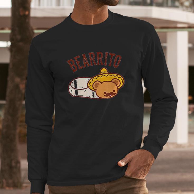 Bearrito Bear Burrito Long Sleeve T-Shirt Gifts for Him