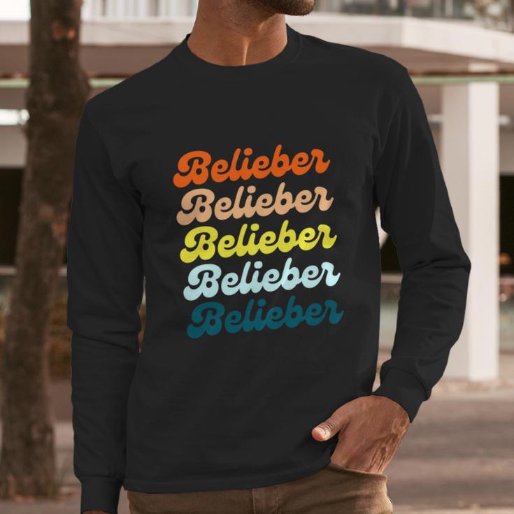 Belieber Jb Lover Trending Jb World Tour Long Sleeve T-Shirt Gifts for Him