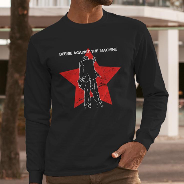 Bernie Against The Machine Long Sleeve T-Shirt Gifts for Him