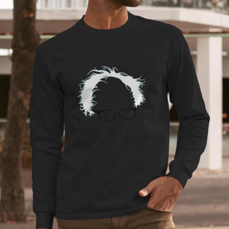 Bernie Sanders Hair And Glasses Long Sleeve T-Shirt Gifts for Him