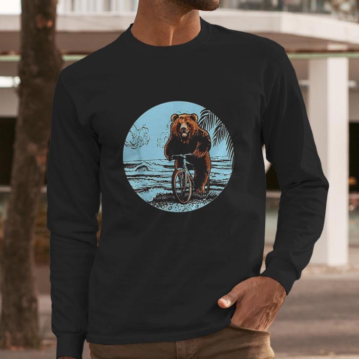 Bicycle Cycling Mtb Cyclist Bike Rider Long Sleeve T-Shirt Gifts for Him