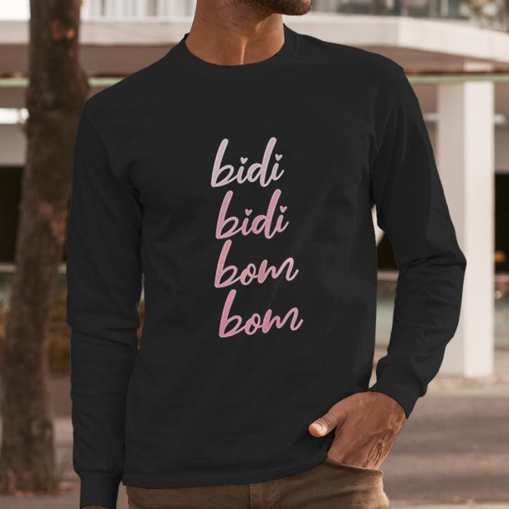 Bidi Bidi Bom Bom Latina Mexican Spanish Cumbia Dance Long Sleeve T-Shirt Gifts for Him