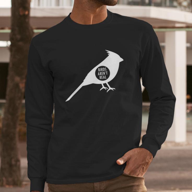 Birds Aren Real Slogan Long Sleeve T-Shirt Gifts for Him