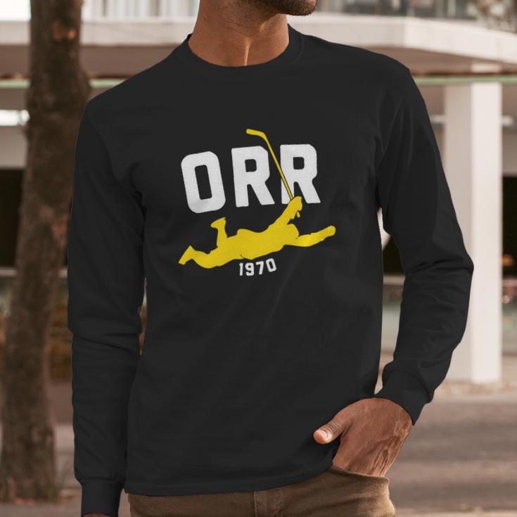 Bobby Orr Long Sleeve T-Shirt Gifts for Him