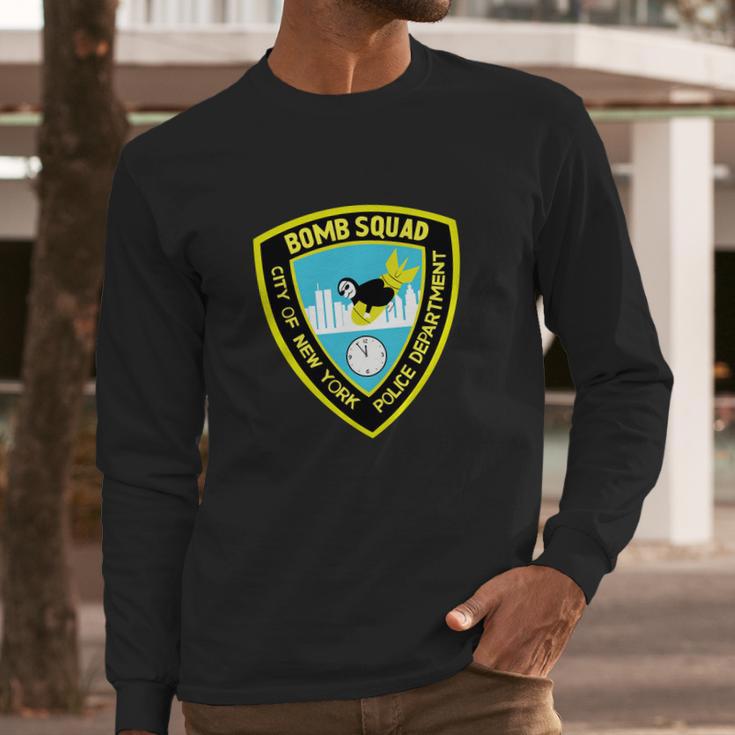 The Bomb Squad Nypd Cool Vector Long Sleeve T-Shirt Gifts for Him