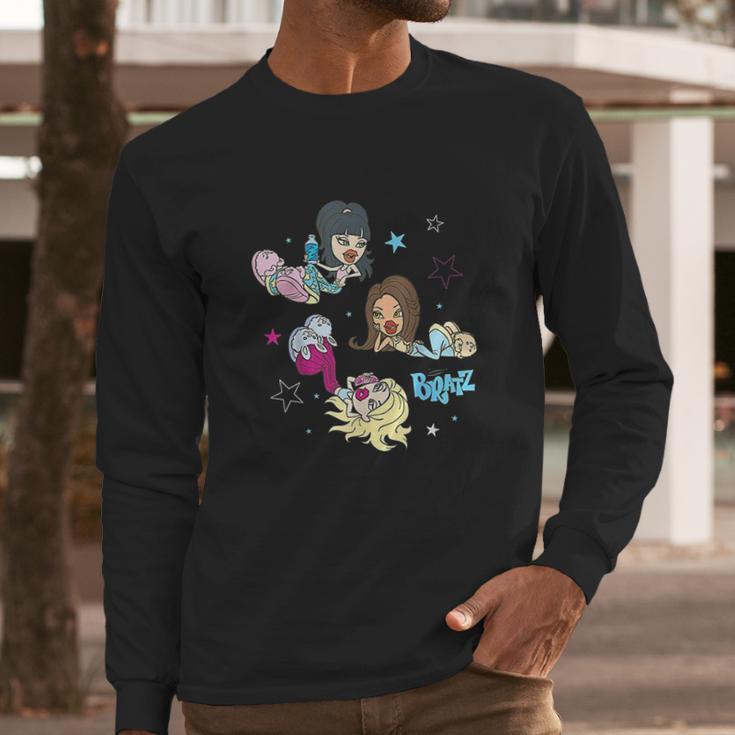 Bratz Group Shot Slumber Party Long Sleeve T-Shirt Gifts for Him