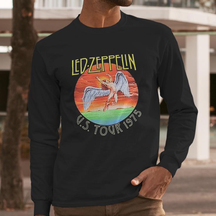 Bravado Led Zeppelin Usa Concert Tour 1975 Long Sleeve T-Shirt Gifts for Him