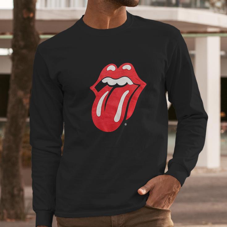 Bravado Mens Rolling Stones Classic Tongue Long Sleeve T-Shirt Gifts for Him