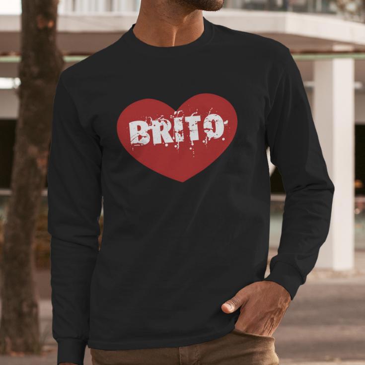 Brito - I Love Brito Long Sleeve T-Shirt Gifts for Him